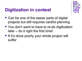 Planning and Implementing a Digital Library Project | PPT