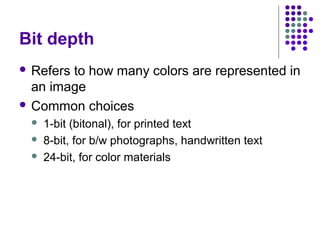 Bitonal Color Planning and Implementing a Digital Library Project | PPT