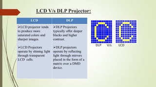 LCD V/s DLP Projector:
DLP V/s LCD
 