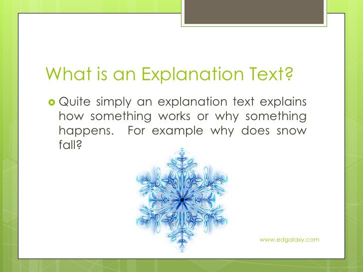 Digital literacies explanation texts