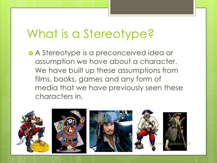 Stereotyping As A Stereotype