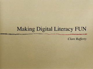 Digital literacy