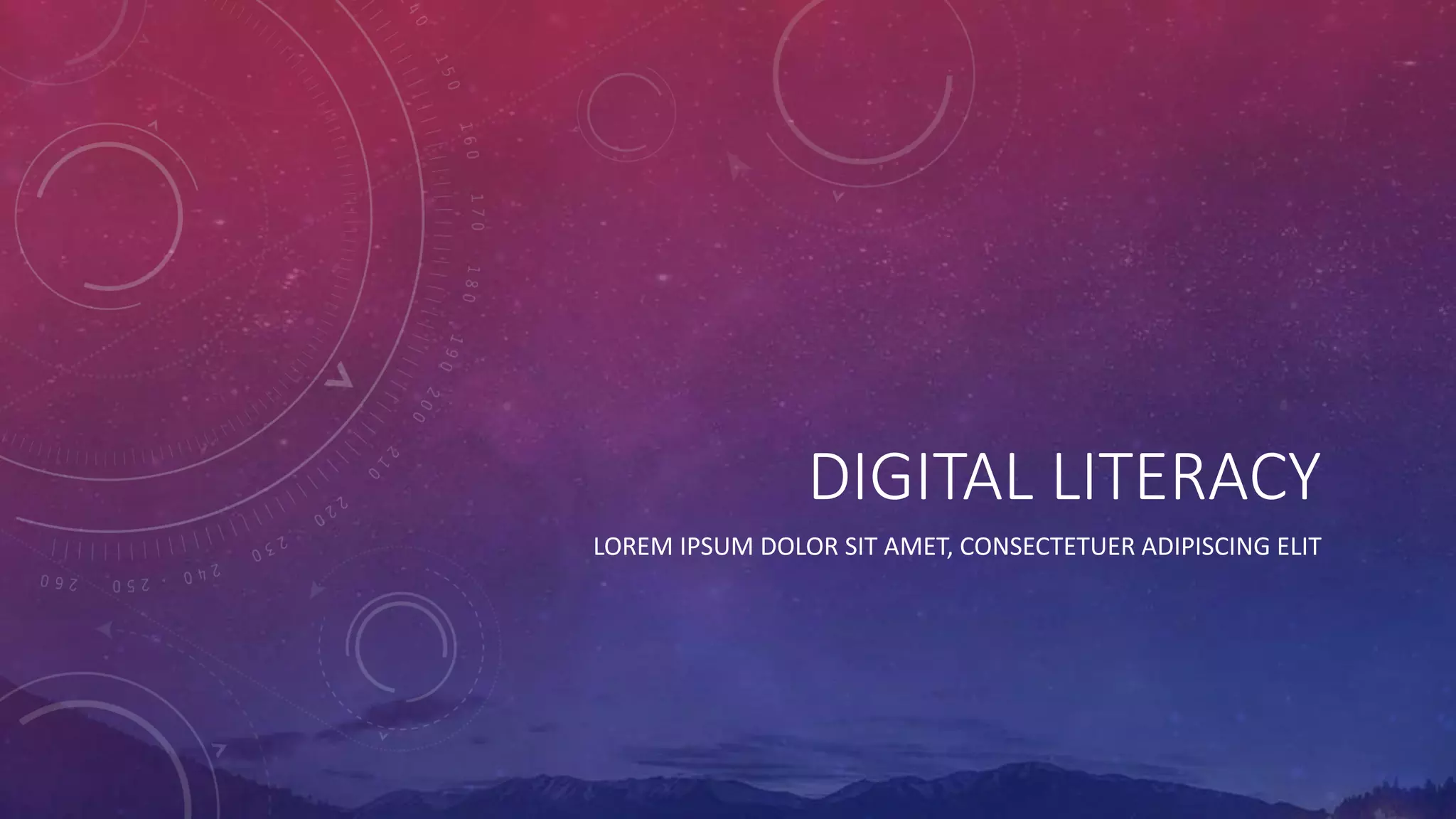 Digital literacy ppt