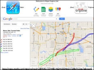 (free)

Safari

(free)

TripLine

https://maps.google.com/maps/ms?msid=208904517574480146244.0004dd317288c9133ee7e&msa=0

 
