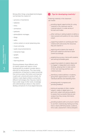 Digital literacy across the curriculum | PDF