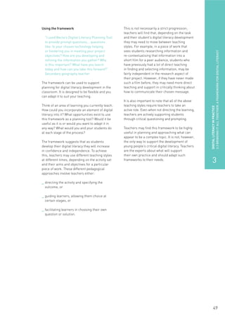 Digital literacy across the curriculum | PDF
