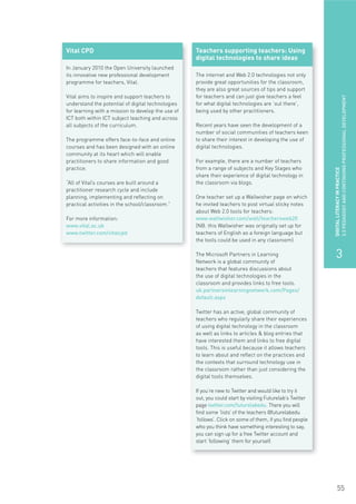 Digital literacy across the curriculum | PDF
