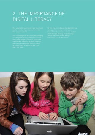 Digital literacy across the curriculum | PDF