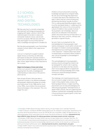 Digital literacy across the curriculum | PDF