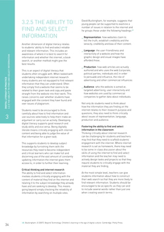 Digital literacy across the curriculum | PDF