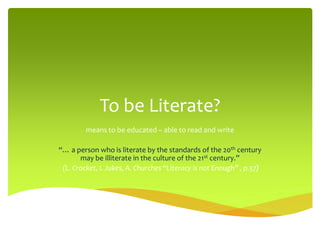 Digital literacy and tips on attending managing an online course | PDF