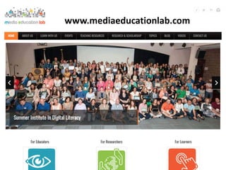 www.mediaeducationlab.com
 