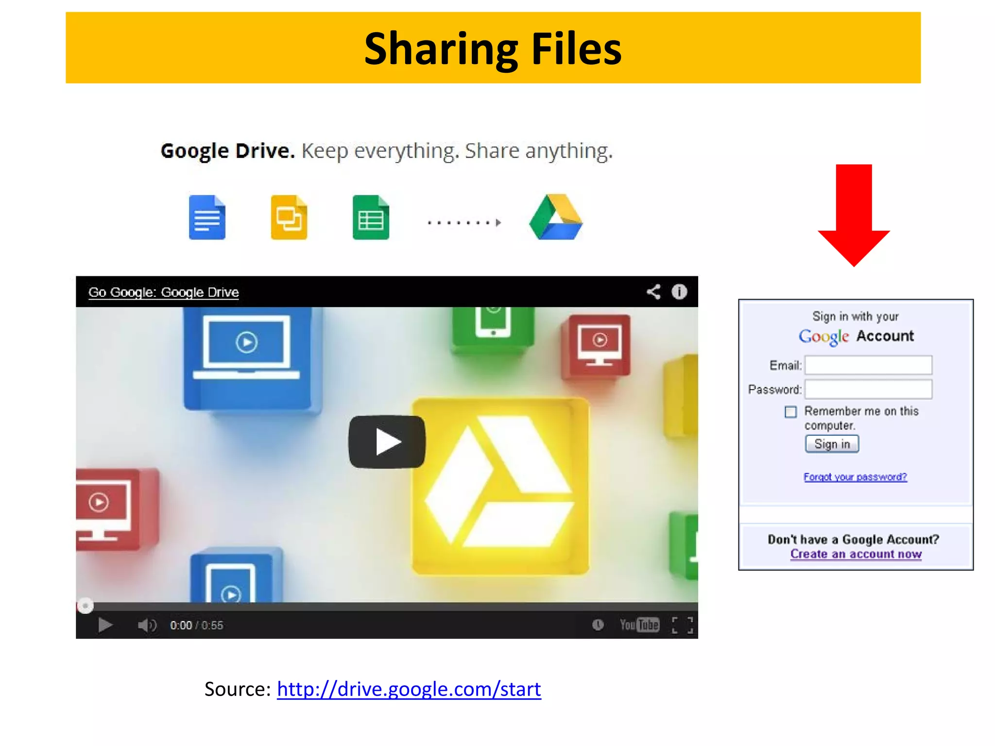 Sharing Files




Source: http://drive.google.com/start
 