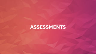 ASSESSMENTS
 