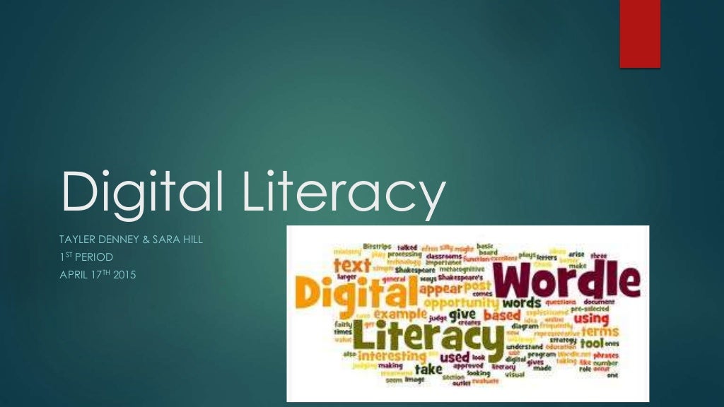 Digital literacy powerpoint project