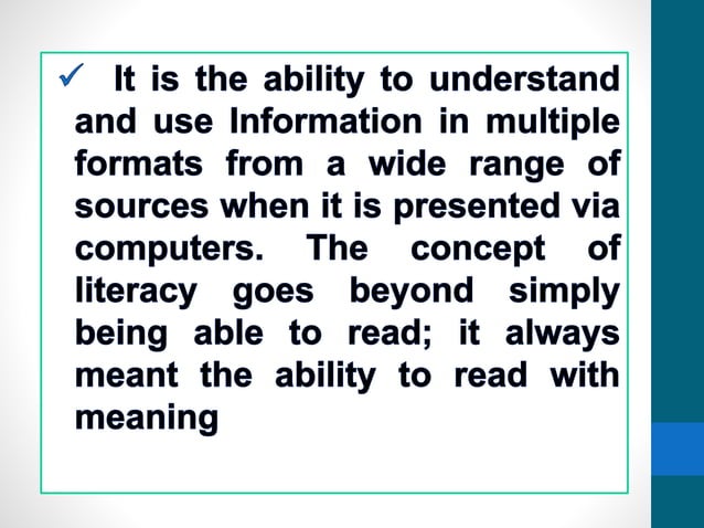 Digital Literacy Ppt Pptx
