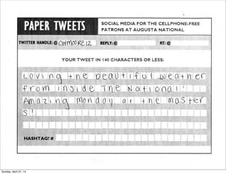 Sunday, April 27, 14
 