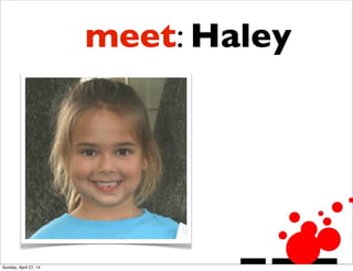 meet: Haley
Sunday, April 27, 14
 