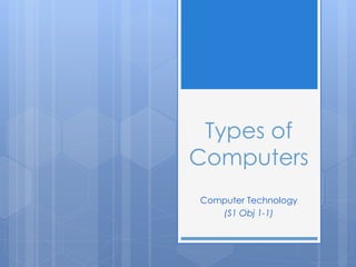 Digital literacy types of computers | PPTX