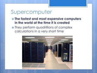 Computer All Time Short Form Digital literacy types of computers | PPTX