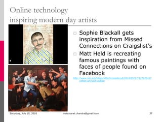 Social Media and the GovernmentSunday, July 04, 2010mala.sarat.chandra@gmail.com31http://www.facebook.com/pages/Washington-DC/Senate-Homeland-Security-and-Governmental-Affairs-Committee/120604954443#!/pages/Washington-DC/Senate-Homeland-Security-and-Governmental-Affairs-Committee/120604954443?v=wall&ajaxpipe=1&__a=4http://www.facebook.com/congress