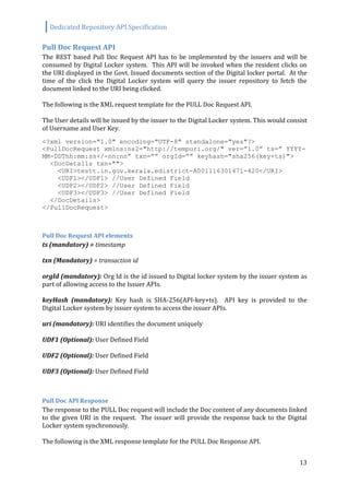 Digital Locker Dedicated Repository Api Specification v1 4 | PDF