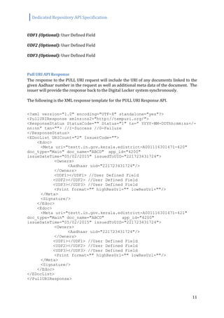 Digital Locker Dedicated Repository API Specification v1 4 | PDF