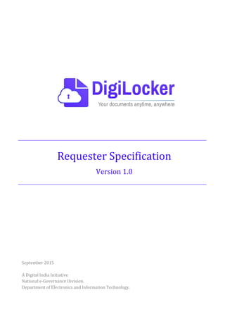 Digital Locker Requester Api Specification v1 0 | PDF