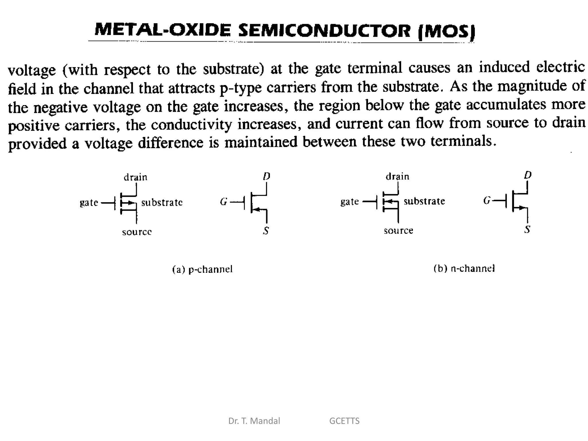 Dr. T. Mandal GCETTS
 