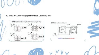 Slide of MOD N COUNTERS , RING COUNTERS AND JOHNSON COUNTERS | PPTX