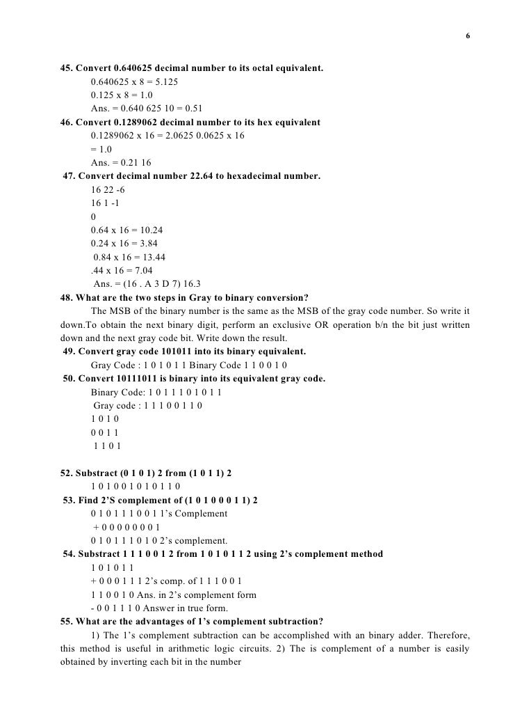 digital logic circuits important question and answers for 5 units