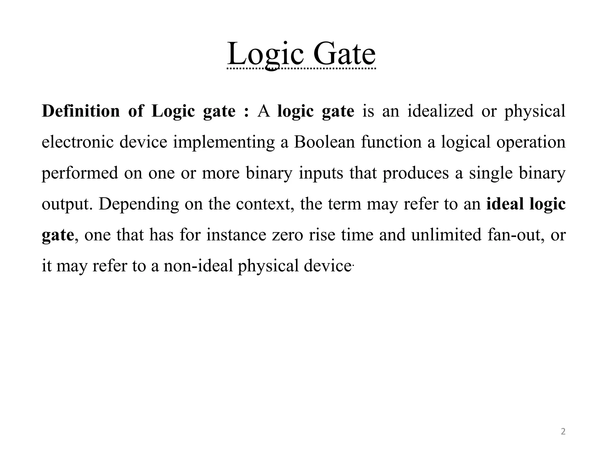 Presentation on Digital logic design | PPTX | Technology & Computing