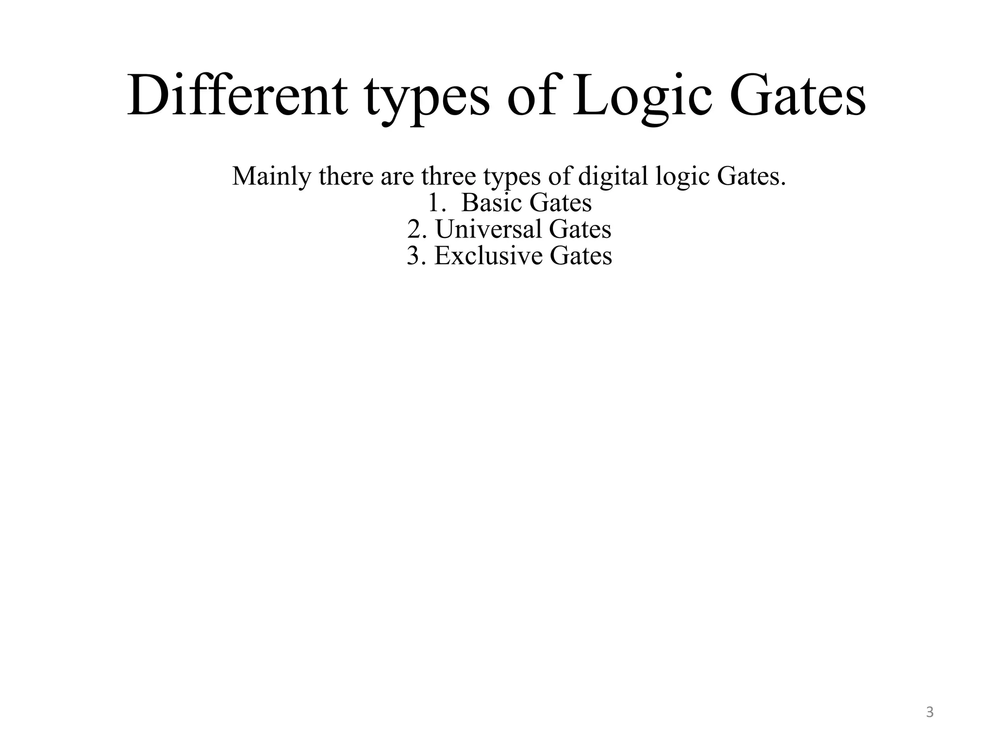 Presentation on Digital logic design | PPTX | Technology & Computing