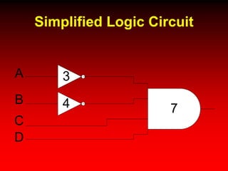 Simplified Logic Circuit
7
3
4
A
B
C
D
 