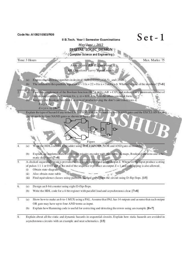 Digital logic design1