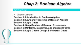 Logic Standard Form Digital Logic Design Chap Lesson 3.pptxDigital Logic Design Chap Lesson ...