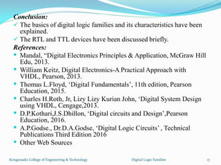 Digital logic families | PDF