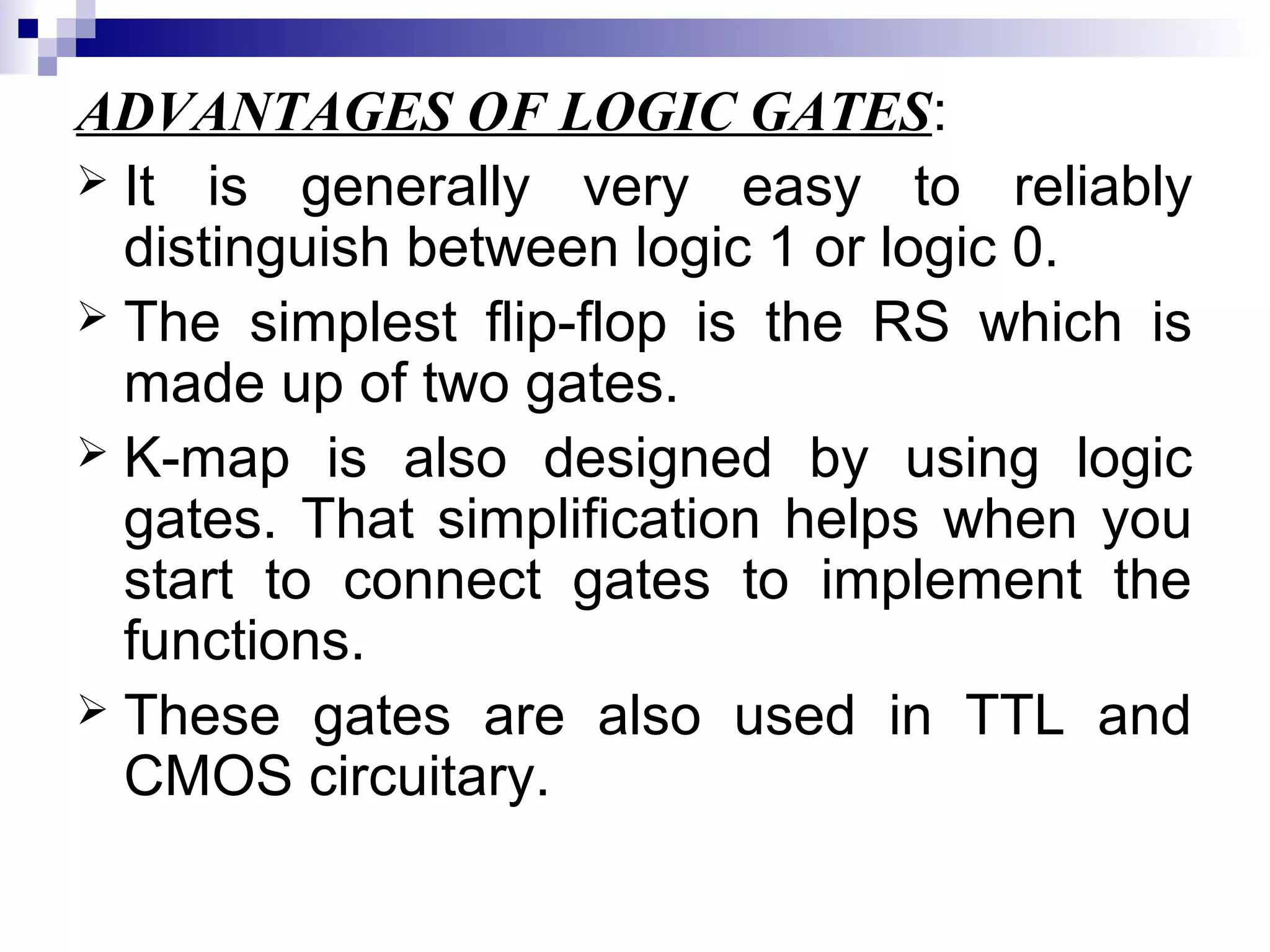 Digital logic gates and Boolean algebra | PPT | Physics | Science