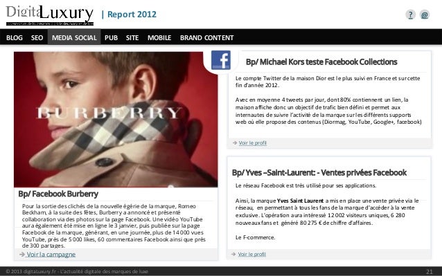 Gratuit Images Digital Luxury Marketing Report 2012