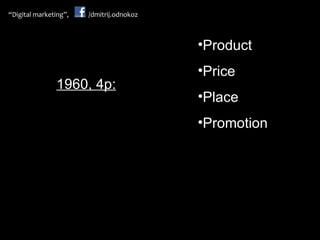 Product  Price  Place Promotion 1960, 4p : 