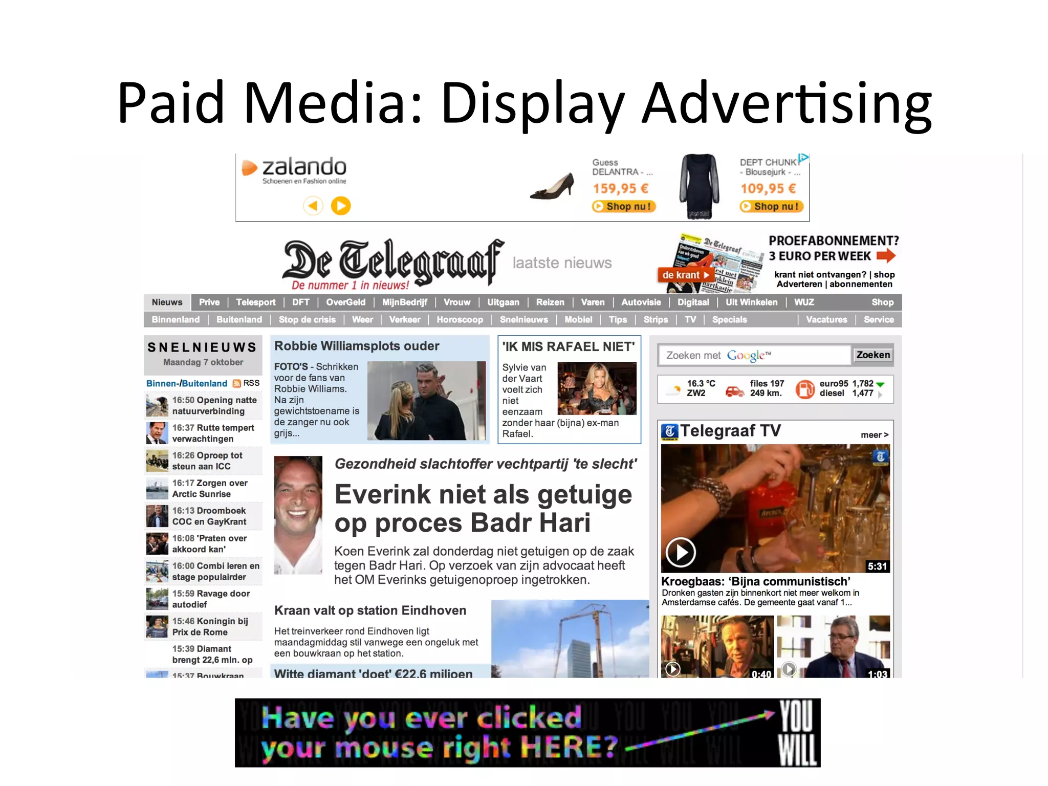 Paid	
  Media:	
  Display	
  Adver@sing	
  
 