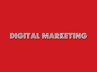 Digital marketing Basic Stuff