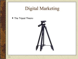 133
 The Tripod Theory
Digital Marketing
 