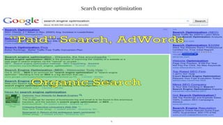 Search engine optimization
our office
9
 