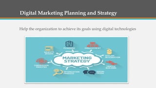 Digital Marketing Planning and Strategy
Help the organization to achieve its goals using digital technologies
 