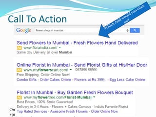 Online Digitial Marketing Courses by #compufield & #aonlinetraining
+91 9819006132 (Call / WhatsAPP) , faiyaz_khairaz (SKYPE)
Call To Action
 