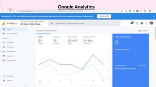 Google Analytics
 