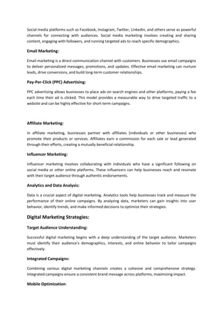 About Digital Marketing & Step By Step Guide | PDF