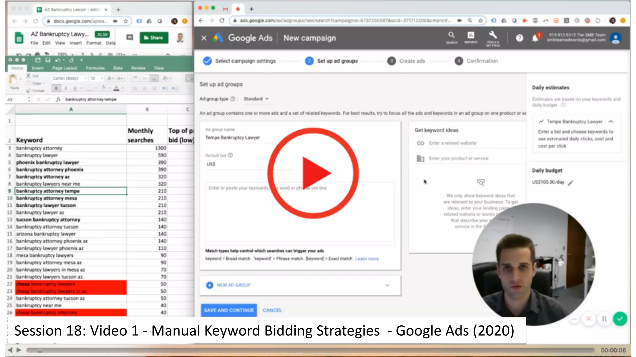 Session 18: Video 1 - Manual Keyword Bidding Strategies - Google Ads (2020)
 