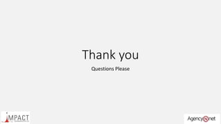 Thank you
Questions Please
 